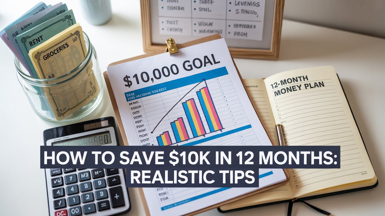 How to Save $10K in 12 Months: Realistic Tips