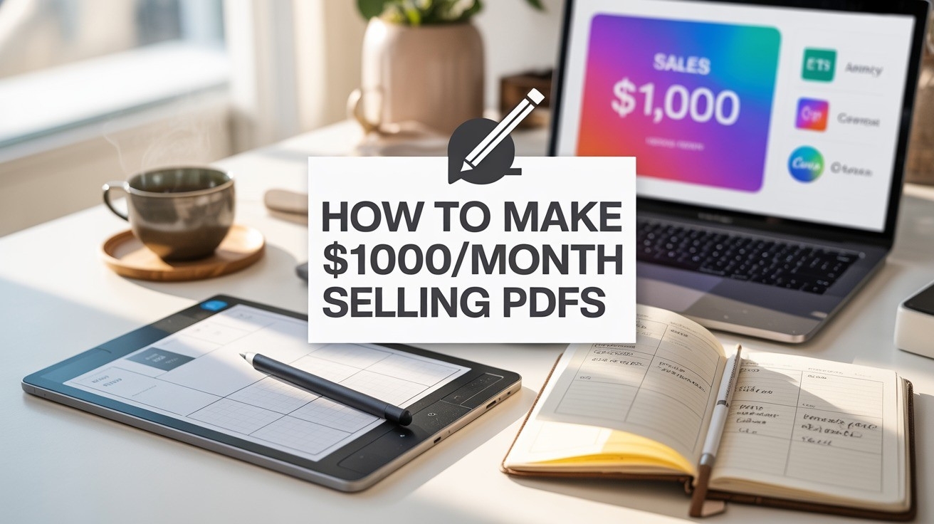 How to Make $1,000/Month Online Selling PDFs on Etsy