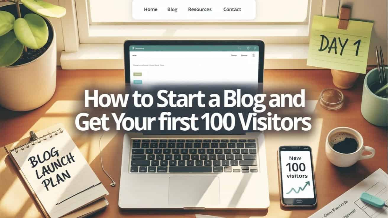 How to Start a Blog and Get Your First 100 Visitors