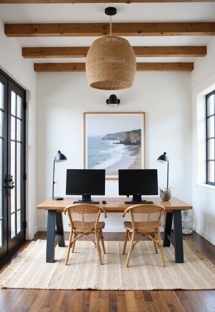 12 Creative Home Office Solutions for Two That Will Transform Your Space! - 9. Budget-Friendly DIY Ideas