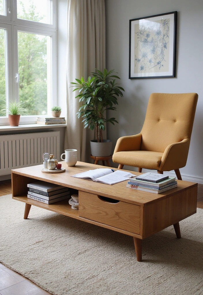 28 Cozy Living Room Office Combos That Make You Feel Right at Home! - 2. Functional Furniture Choices
