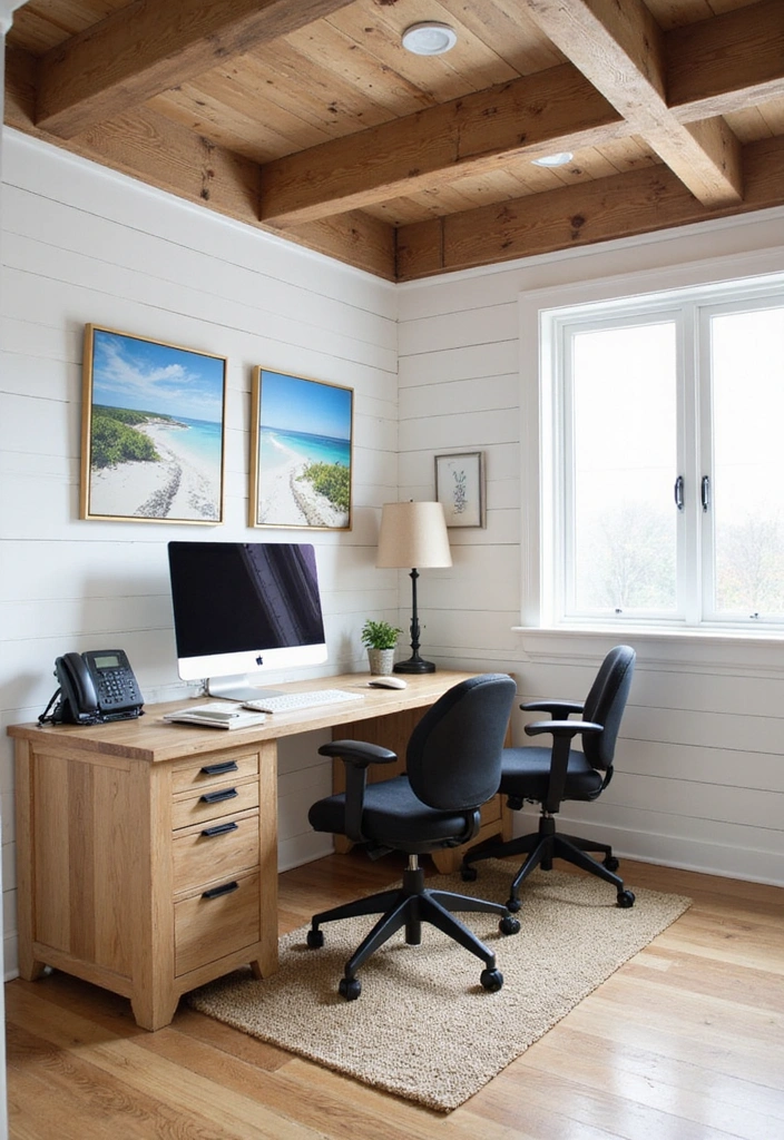 12 Creative Home Office Solutions for Two That Will Transform Your Space! - 8. Harmonious Shared Office Space