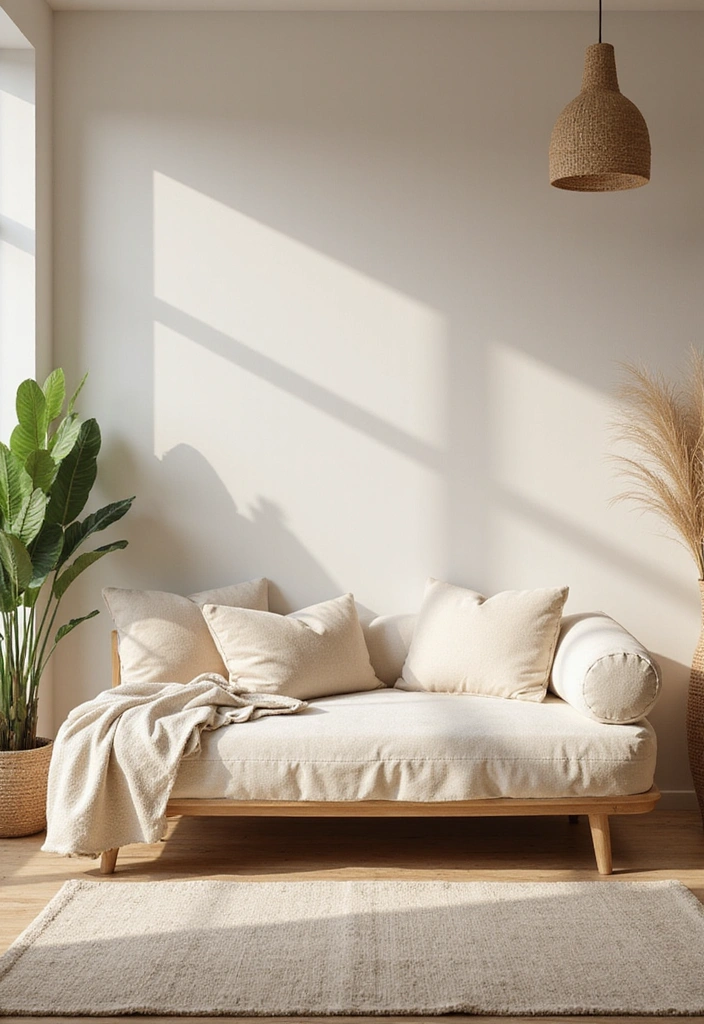 19 Cozy Office with Daybed Ideas - 10. Zen Oasis