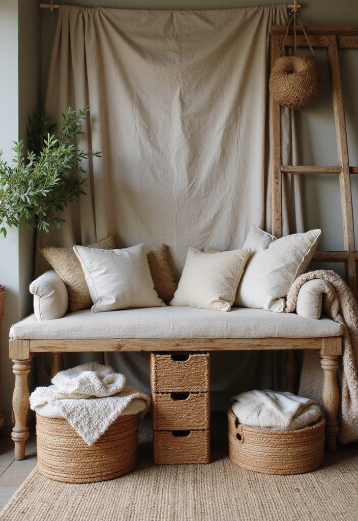 15 Vintage and Chic Home Office Ideas to Transform Your Workspace into a Dream! - 13. Layered Textures