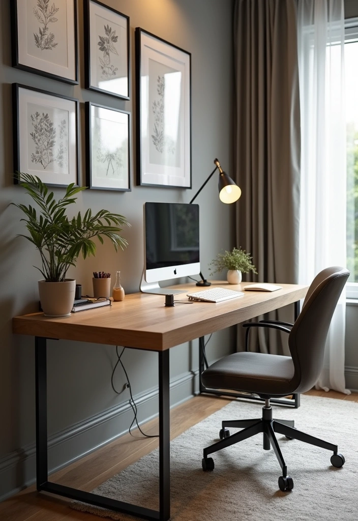 28 Cozy Living Room Office Combos That Make You Feel Right at Home! - 10. Use Technology Wisely