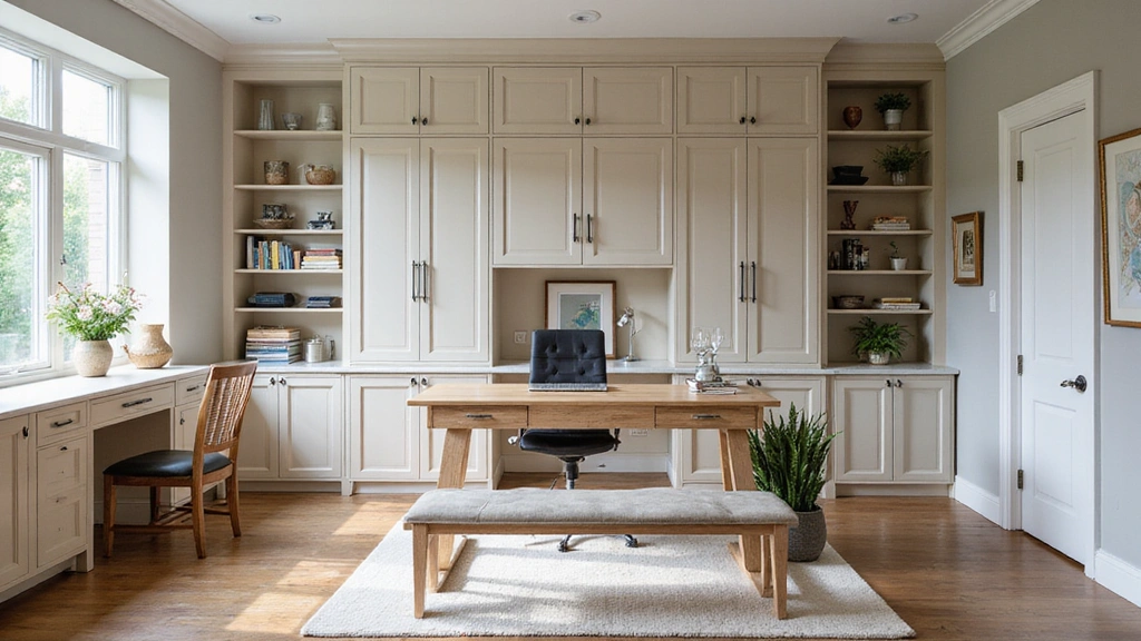 20 Amazing Built In Office Desk and Cabinets Ideas