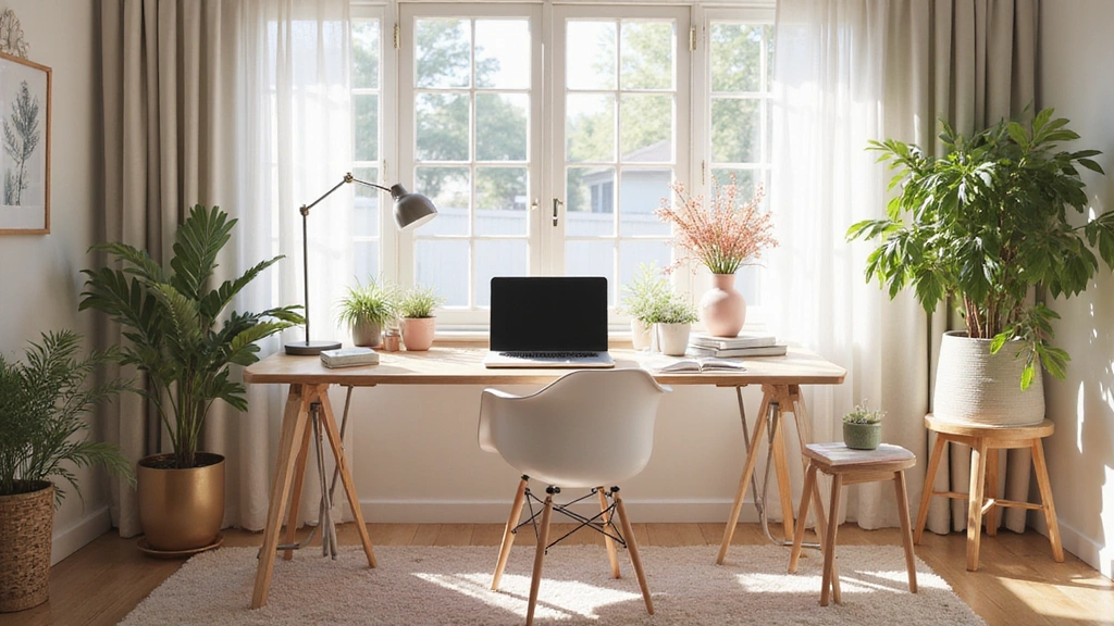 21 Chic & Cozy Feminine Home Office Ideas