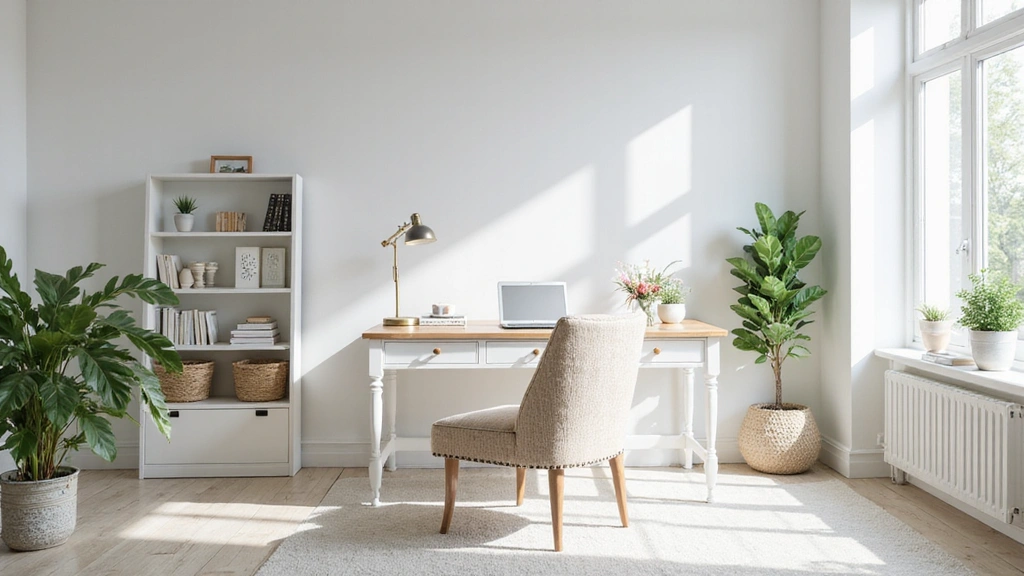 14 Serene & Stylish White Home Office Ideas